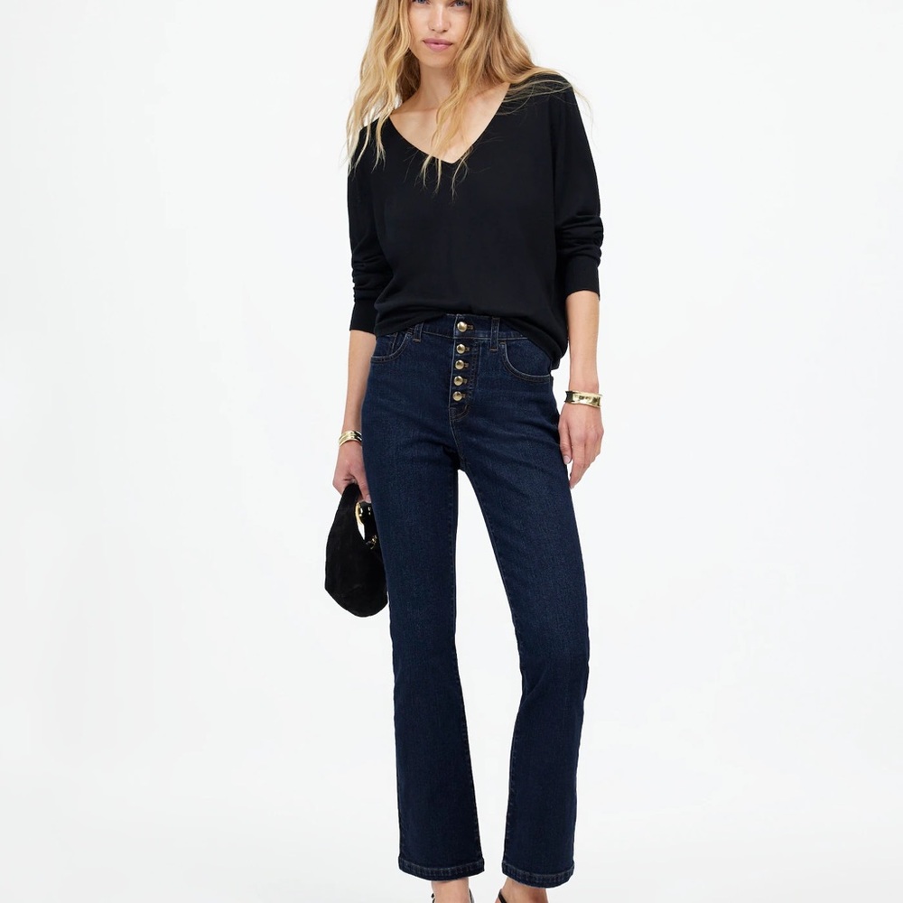 NWT Madewell Kick Flare Crop Jeans